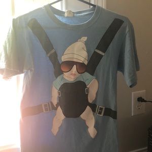Carlos baby shirt from the hangover.